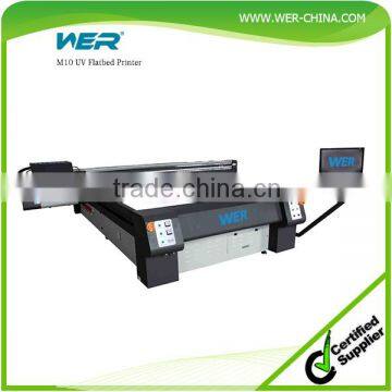 2016 hot selling WER UV FLATBED PRINTER