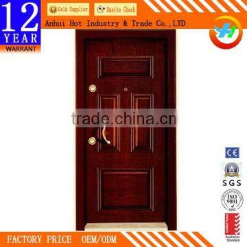 High Qualty Simple Turkey Door China Alibaba Hot Popular Metal Shad Door Storm Proof Soundproof Iron Entry Door