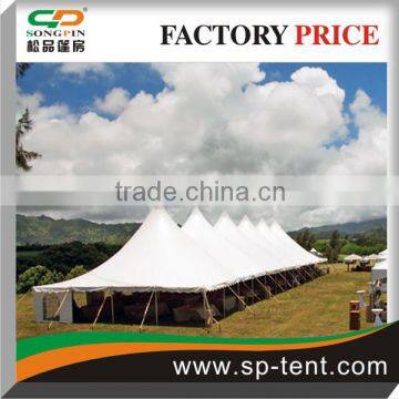 Raj Pole marquee tent 12x42m with single peaks (with or without sidewalls )