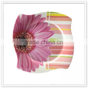 Classic Design China Factory Directly Price Yellow Oblong Plastic Dinner Plates photo-3