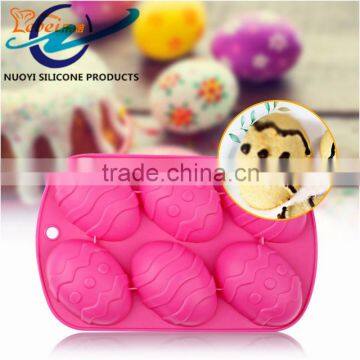 Easter Egg Shape Silicone Cake Decorating Molds photo-5