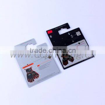 Custom desgin printing rigid paper header card packaging