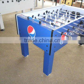 New Design Blue Pepsi Manual Coin Operated Fossball Table Top