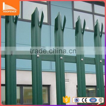 High Quality steel palisade security fencing