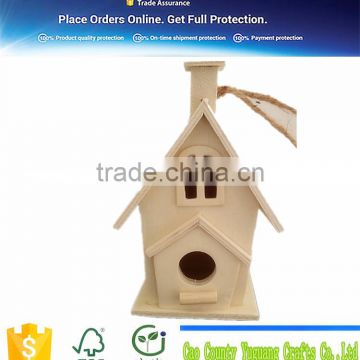 wooden bird nest special design outdoor garden place