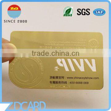 Customized 0.3mm Thin Metal Etch Business Card