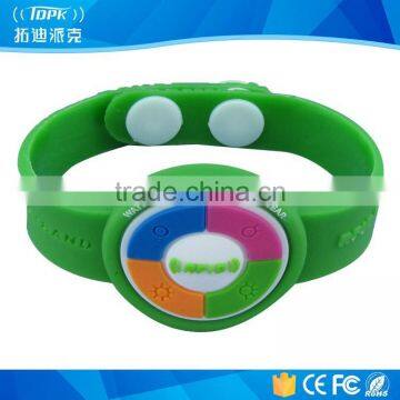 Sport fashion nfc custom thin wristbands for anti-vibration