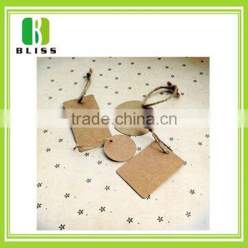 RFID reflective cattle ear tags brown kraft paper hang tag animal cattle tag