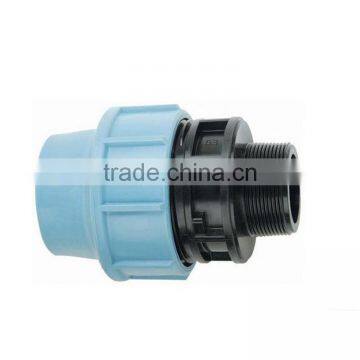 PP male adaptor for irrigation systems