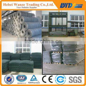 Anping factory supply best quality gabion box wire fencing / galvanized gabion basket / Hebei galfan gabion gabion box (factory)