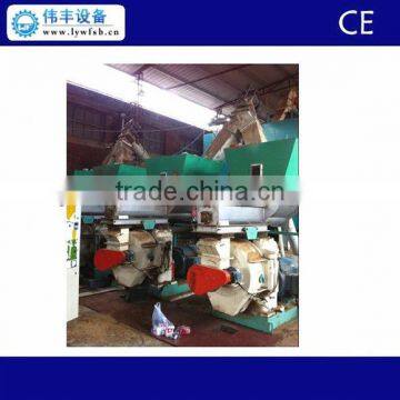 CE wood mixed pine pellet line plant; wood pellet making line, complete pellet production line