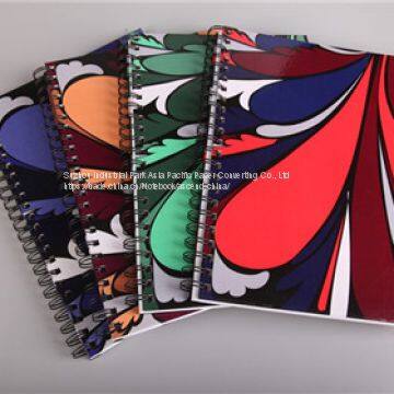 Hard Cover With Double Spiral Bound Notebook