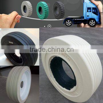 Top Quality Chinese 400x8 Flat Proof Aircraft Solid Tyres With Good Price