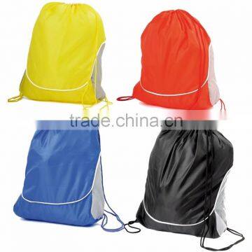 Kids Cool Drawstring Cinch Bag With Safety Reflective Strap photo-5