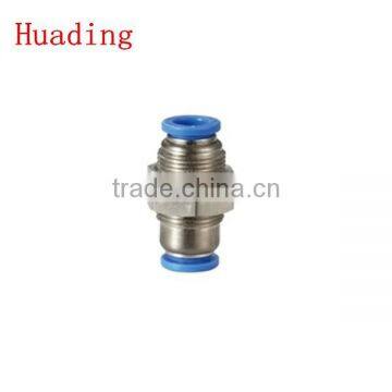 plastic tube fitting, bulkhead union , push in tube fitting