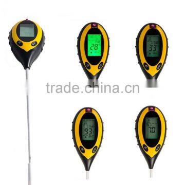 4 IN 1 Soil Moisture Monitor, Soil PH Value, Soil Temperature and Sunlight Intensity Tester photo-6