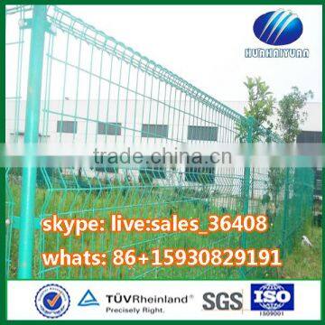 Ornamental double loop wire fence welded wire mesh fencing price ( Factory )