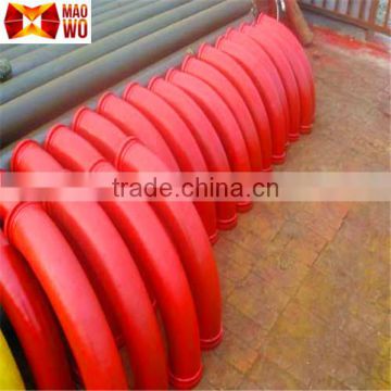 Concrete pump parts 45 degree steel pipe elbow concrete pump elbow / bend