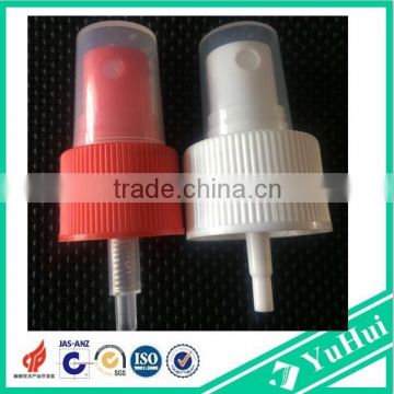 plastic perfume sprayer pump with transparent over cap