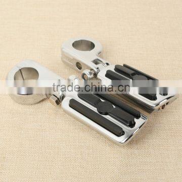 32mm 1 1/4" Engine Guard Foot Peg Kit For Softail Dyna Fatboy Sportster photo-4