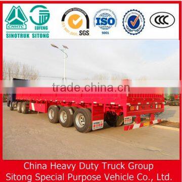 Promotion product drop side semi trailer utility cargo trailer in China for sale(Giving accessories!)