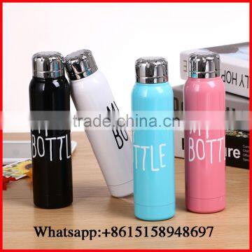 Stainless steel Water Bottle thermos cup Vacuum Flask Thermoses My bottle