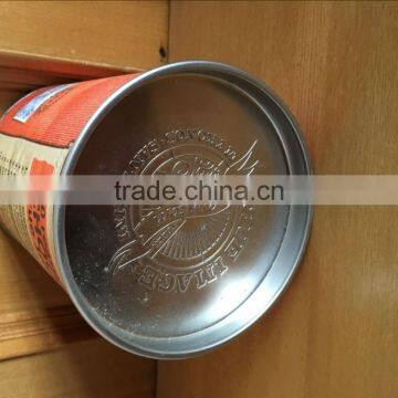 Customized LOGO metal tin lid cardboard paper tube