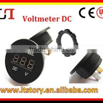 Digital Panel DC12V LED Red Voltmeter