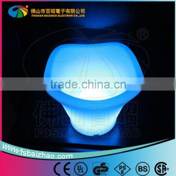 remote control color changing led modern plastic ice bucket