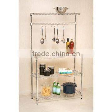 Beautiful 3-tier stainless steel kitchen storage stand