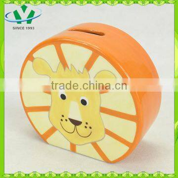 Decorative ceramic custom made coin bank