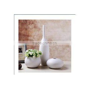 pure white glaze decorative porcelain vase small bud vase