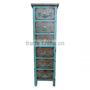 Six Drawers Wooden Cabinet Vintage Wooden Furniture Wholesale Cheap Chinese Cabinet