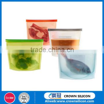 Food Grade Silicone Kitchen Food Storage Bag Fresh Bag