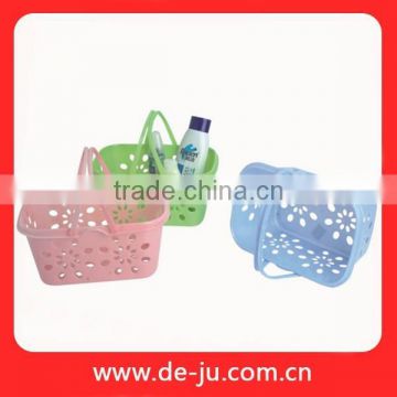 Household Square Plastic Colorful Food Basket