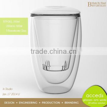 Heat-Resistant Personalized Reusable Set of Water Glass