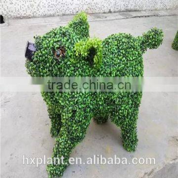 Small Sculpture Aritificial Green Sculpture Plastic Fake Plant Artificial Sculpture Plastic Statue photo-3