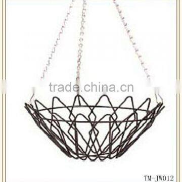 Metal wire Flower hanging basket