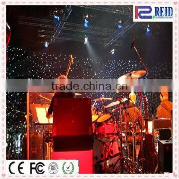 Fancy Stage Background Flexible Black Soft Wedding Mandap Backdrop