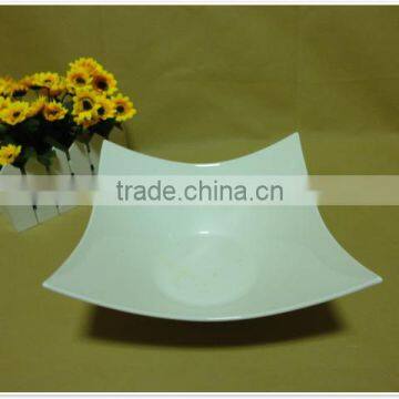 China Cheap Stocked White Porcelain Ceramic Bowl Wholesale