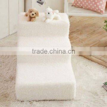 Three Steps Pet Dog or Cat Soft Covered Staircase Dog Staircase photo-2