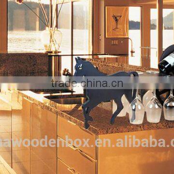 European Style Single Bottle Holder Pirate Ship Wine Rack Animal Handmade Wooden Wine Rack photo-3