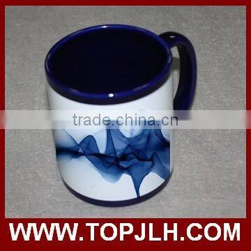 Custom Logo Printed Blank Color Body Ceramic Coffee Cup photo-4