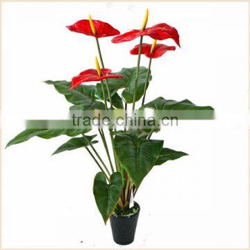 Fake Flower Plant Wholesale Bonsai Plants Plastic Anthuriums Plants for Sale