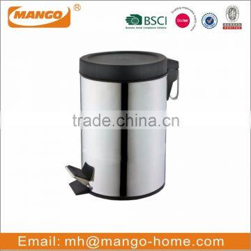 Pedal Stainless Steel Garbage Trash Bin photo-6