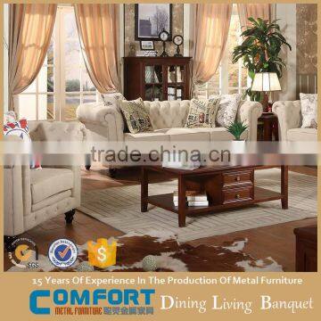 S707 Hot Sale Home Used Furniture Linen Couch Living Room Sofa