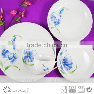 Ceramic White Porcelain Round High Quality Dinner Set photo-6