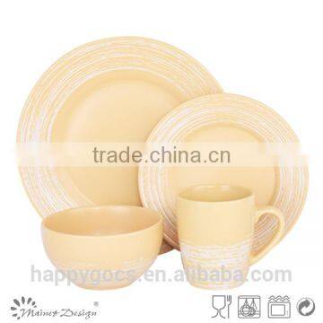 18pcs Antique Glazed Dinner Set Ceramic photo-3