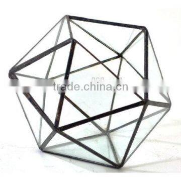 Geometric Stained And Handmade Glass Terrarium photo-4