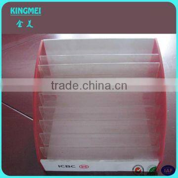 New Product White Acrylic Sign Holders,white Acrylic Brochure Holder With Logo Printing